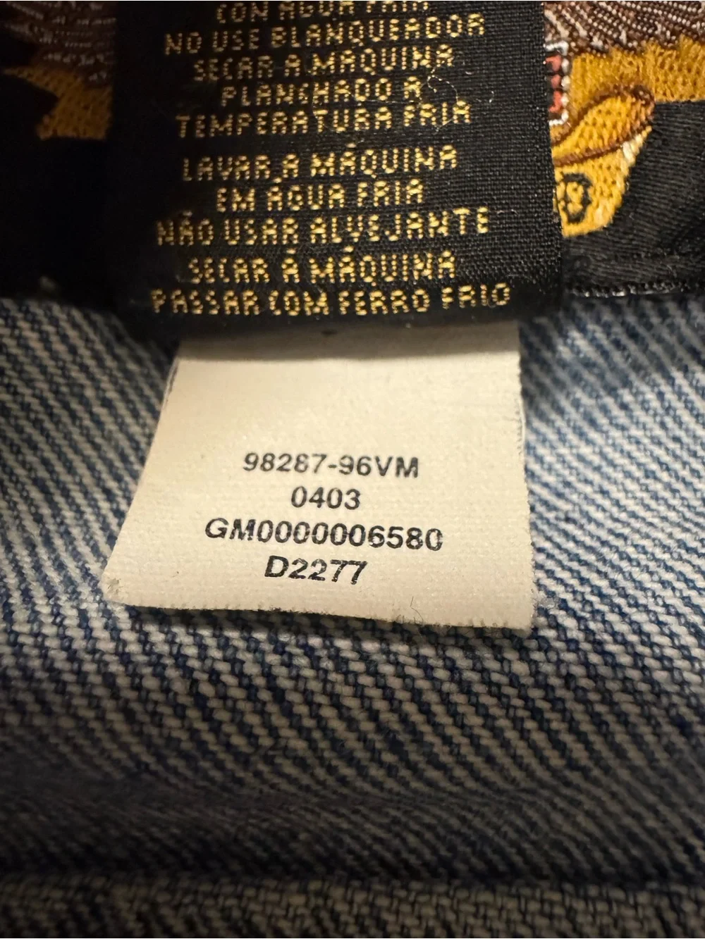 Harley-Davidson Light Blue Denim Jacket with Back Patch